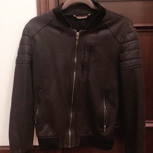 Zara leather jacket